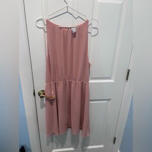 H&M Elegant Sleeveless Dress Size 12 Peach